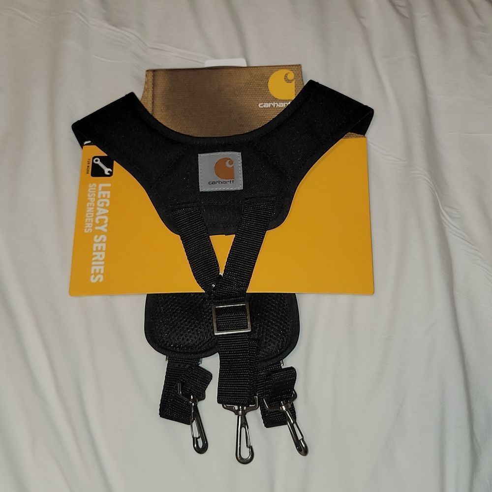 New Carhartt Legacy Series Rain Defender Suspenders For Work